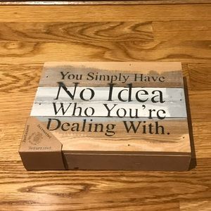 Wooden Plaque - Home Decor